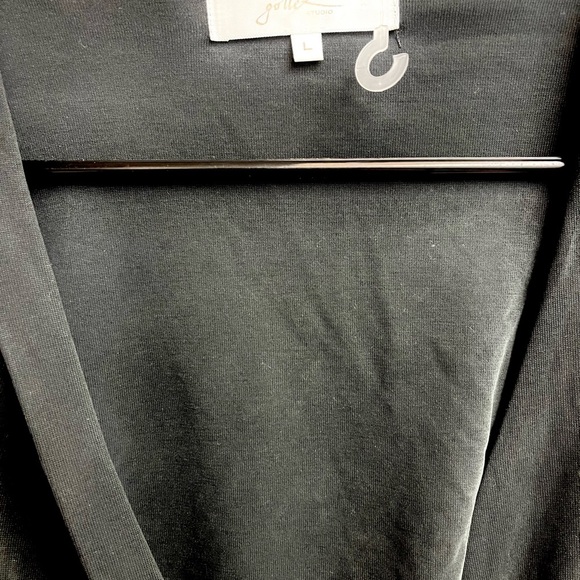 NEW Large GOTTEX Studio Soft Knit Pullover Dress w/Asymmetrical Hem Gray/Black - Picture 4 of 4